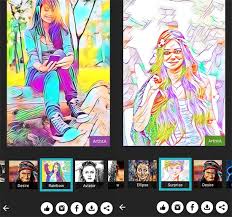 Tidak hanya mengubah foto galeri anda menjadi kartun dengan berbagai gaya, tetapi anda juga dapat menonton efek kartun langsung dari jendela bidik. 5 Aplikasi Edit Foto Agar Seperti Lukisan Keren Gratis 100