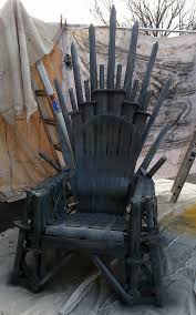 How To Make Your Own Iron Throne From A Lawn Chair Game Of Thrones Decor Game Of Thrones Chair Decorating With Pictures