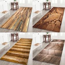 Comprar alfombras para cocina en nuestra web: Alfombra Geometrica De Madera De Grano Para Cocina Alfombra Para Puerta Antideslizante Para Sala De Estar Cocina Alfombra Aliexpress