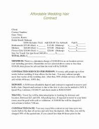 Hair Stylist Contract For Wedding Inspirational Bridalhaircotract Contract Template Business Hairstyles Bridal Hair And Makeup