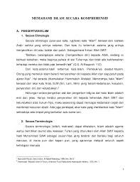 Kemudian, ia mendapatkan pendidikan agama islamnya dari arya damar. Memahami Islam Secara Komprehensif