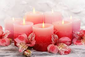 Check spelling or type a new query. Beautiful Candles With Flowers On Table On Grey Background Stock Photo Picture And Royalty Free Image Image 28843984