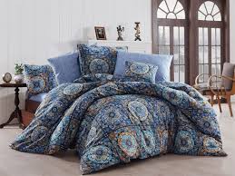 Packages make it easy to complete your bedroom without the headache of shopping for pieces separately. Dose Of Modern Ashley Royal Double Quilt Cover Set 164nzn1231 Royal Blue Brown Mustard Beige