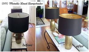Black And Gold Table Lamp Shade Diy Metallic Lined Lampshades Diy Lamp Shade Lampshades Diy Lamp