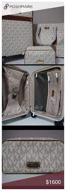 Check spelling or type a new query. Michael Kors Luggage Set Michael Kors 3 Piece Michael Michael Kors Signature Vanilla Travel Trolley Michael Kors Luggage Travel Bag Set Trendy Travel Bags