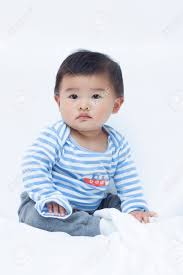 Cute Chinese Baby Boy In Sailor Suit Stock Photo Picture And Royalty Free Image Image 45097411