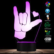 Ich Liebe Sie Asl Amerikanischen Zeichen Sprache 3d Optische Illusion Licht Usb Moderne Nacht Lampe Leuchtende Led Licht Wohnkultur Schreibtisch Lampe Neuheit Beleuchtung Aliexpress