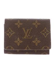 Maybe you would like to learn more about one of these? Louis Vuitton Monogram Business Card Holder Brown Wallets Accessories Lou90019 The Realreal