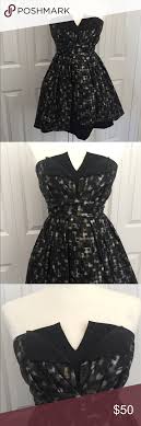 Akira Black Label Cocktail Dress Cocktail Dress With Two Layers Top Layer Is Printed With Brushes Of Silver And Gold And Bottom Laye Dresses White Cocktail Dress Black Cocktail Dress