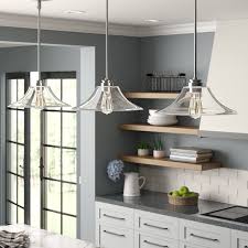 light kitchen island linear pendant