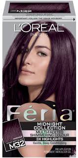 Shop for loreal hair dye online at target. L Oreal Paris Feria Warmer Violet Soft Black Hair Color Plum Hair Color Brown Hair Dye