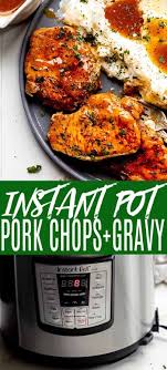 Rub on both sides of frozen chops generously. Juicy Delicious Instant Pot Pork Chops Pork Chops And Gravy Instant Pot Pork Chops Easy Instant Pot Recipes