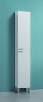 Check spelling or type a new query. Koncept White Gloss Tall 30 X 182cm Free Standing Bathroom Cabinet