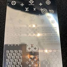 We have 74+ background pictures for you! Louis Vuitton Brand Nails Art Design Logo Stickers And S Flickr