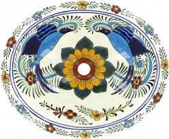 oval drop in mexican ceramic sinks