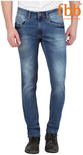 Dj C Men Mid Rise Slim Fit Jeans Blue