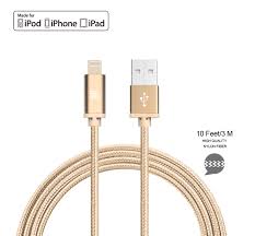 Lax Gadgets Extra Long Apple Mfi Certified Nylon Lightning To Usb Iphone Charger Cable For Iphone 7 7 Plus 6s 6s Plus 6 6 Plus Se 5s Ipad Pro Air Mini