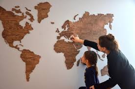 Decoration Bois Carte Du Monde Carte Du Monde Decoration Murale Bois Carte Du Monde Murale