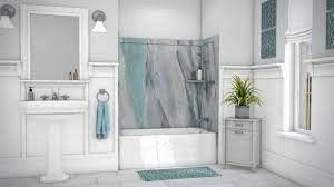 Remove any obstructions and prep your drywall. Tub Shower Surrounds Flexstoneproducts