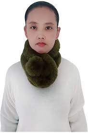 Lina & Lily Écharpe Tube Snood pour Femme en Fourrure Synthétique, Blanc et  Marron, 90 x 25 cm : Amazon.com.be: Mode