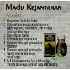Jual madu kejantanan