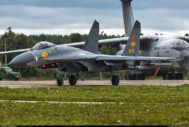 The jet reportedly has new radar and an air refueling system. J11 J11 Chinaairforce Fighter Jets Russian Air Force Fighter Aircraft