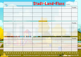 Kostenlose muster & vorlagen für ihren tabellarischen lebenslauf. Stadt Land Fluss Blanko Pdf Vorlage Zum Ausdrucken