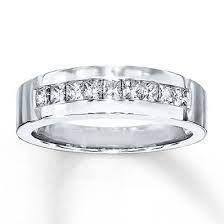 Trying To Convince Dan Diamonds Are Great Mens Diamond Band Diamond Bands White Gold