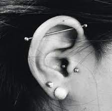 Cartilage Bar Piercing Piercings Cute Ear Piercings Ear Piercings