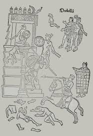 Dibujos infantiles para colorear 5 de mayo, batalla puebla para colorear. Ficheru Matanza De Cholula Lienzo De Tlaxcala Jpg Wikipedia