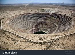 Open Pit Mine Abandoned Stock Photo ...