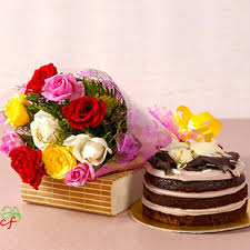 Birthday Cake And Flowers Online Delivery Surprise Your Loved Ones By Online Delivery Early Morning Flowers And Cakes Combo Packs To Your Loved Ones With Cakeflora Com Toko Bunga