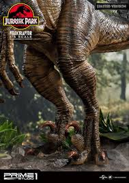 Сэм нилл, лора дерн, джефф голдблюм и др. Nerdchandise Jurassic Park Diorama Open Closed Version Velociraptor