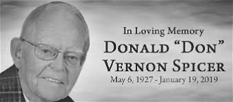 DONALD SPICER Obituary