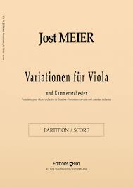 Jost Meier, Variationen for viola and chamber orchestra