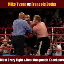 Mike tyson was born on june 30, 1966 in brooklyn, new york city, new york, usa as michael gerard tyson. Boxing Crazy Love Mike Tyson Vs Francois Botha Highlights 1999 Facebook