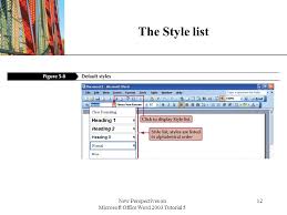 How to alphabetize a list in word. Xp New Perspectives On Microsoft Office Word 2003 Tutorial 5 1 Microsoft Office Word 2003 Tutorial 5 Creating Styles Outlines Tables And Tables Of Ppt Download