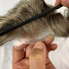 Natural lace base with poly hair replacement system for men. Tsingtaowig Ultra Thin Skin V Looped Men S Toupee Natural Hairline Men Hair System Super Thin Skin Toupee Hair Replacement Sy Toupees Aliexpress