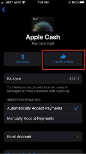 Does apple credit card do balance transfers. How Do I Transfer My Apple Pay Cash Balance To My Bank Account The Iphone Faq