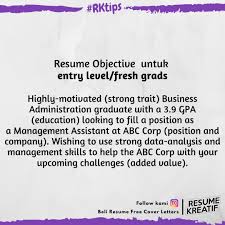Perkongsian kali ini adalah lebih bersifat terbuka. Twt Kerja Kosong On Twitter Contoh Ayat Objektif Resume Untuk Freshgrads Banyak Lagi Contoh Lain Dalam Https T Co Dajk8jjhra