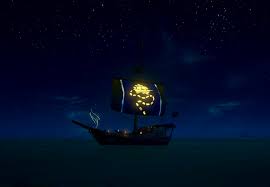 Glowing Emissary Sails, thanks Rare! : rSeaofthieves