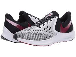 Nike Zoom Winflo 6 Women S Running Shoes White Noble Red Black Iced Lilac In 2020 Nike Zoom Nike Basketball Shoes Nike