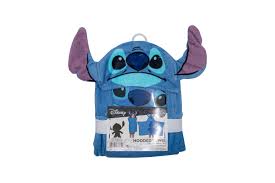 Wrap baby after bath to keep it dry and happy with this colorful thick terry hooded towel. Disney Stitch Blue Bath Hooded Towel Walmart Com Walmart Com