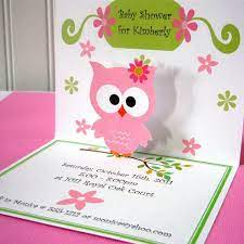 Owl Invitations Pop Up Used For First Birthday Or Baby Showers 12 Cards Owl Baby Shower Invitations Owl Birthday Invitations Owl Invitations