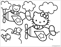 Find out the usual shades that she has for her clothing thanks to all authors for creating a page that has been read 286,218 times. Hello Kitty With Her Friends 1 Coloring Pages Cartoons Coloring Pages Free Printable Coloring Pages Online