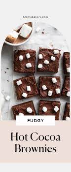 Hot Cocoa Brownies Recipe In 2022 Cocoa Brownies Broma Bakery Fall Appetizers Easy