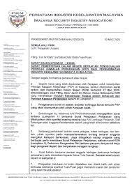 Mestilah buat 2 salinan dokumen seperti yang. Surat Edaran Pikm Ke 12 2020 Surat Kementerian Dalam Negeri Berkaitan Pengecualian Perintah Kawalan Pergerakan Pkp Bagi Perkhidmatan Industri Keselamatan Swasta Di Malaysia Pikm My