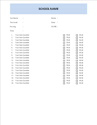We may earn commission on some of the items you choose to buy. True Or False Quiz Game Template Templates At Allbusinesstemplates Com