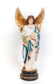 San miguel arcangel, protege y bendice a cada uno de los que te aman y a cada uno de sus seres queridos. San Gabriel Arcangel 60 Cm Romeria La Milagrosa