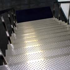 Associated steel trading co is one of the leading companies in manufacturing easy brand ss railing staircase manufacturer chennai. Stainless Steel Perforated Metal Stairs Treads Risers Hightop Metal Mesh